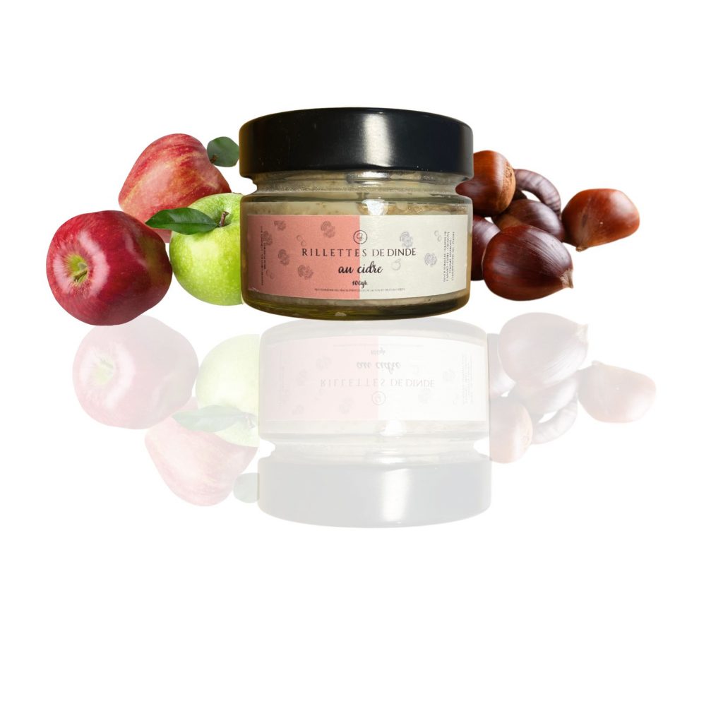 Rillette de dinde confite au cidre